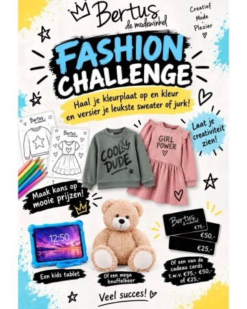 Herfstvakantie 🍁🍂
Doe jij mee aan onze fashion challenge?...
