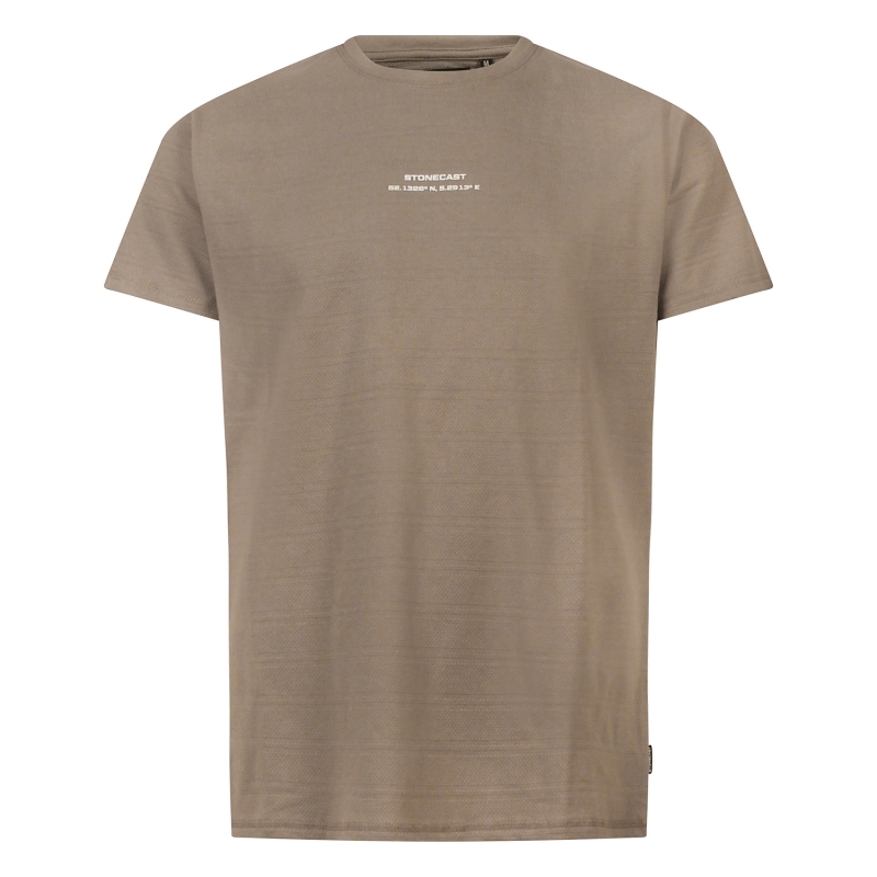 Stonecast Adriano men Z10367 t-shirts Bruin licht