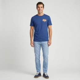 CARS jeans & casuals Ritzo heren T-Shirt km Marine