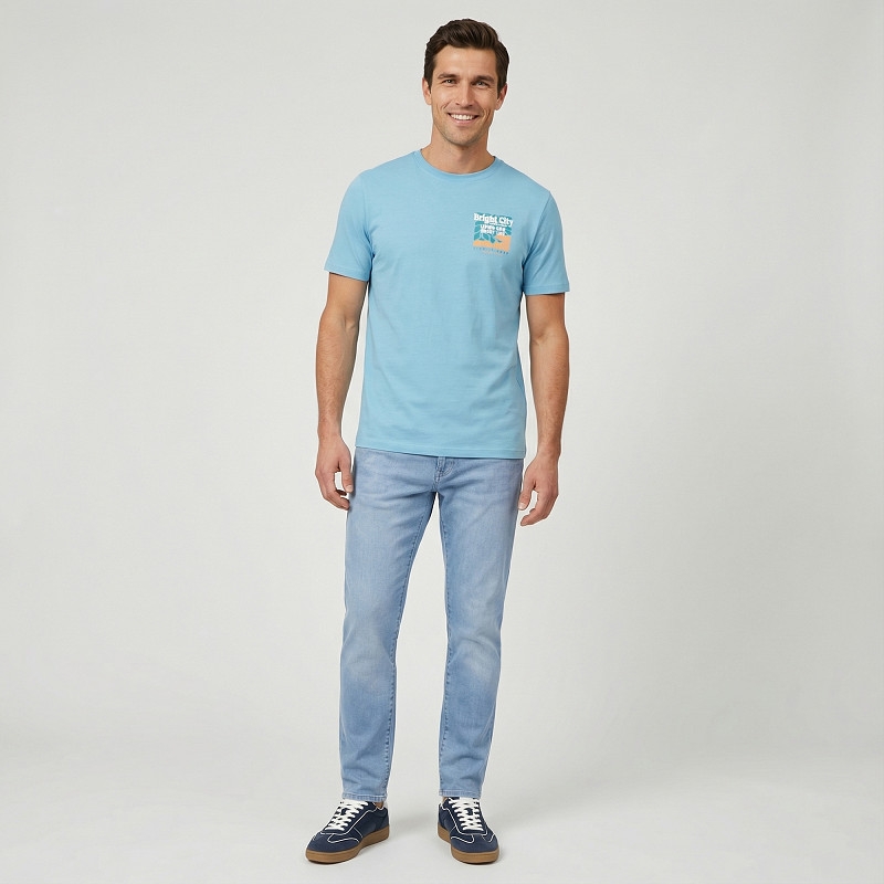 CARS jeans & casuals Ritzo t-shirts aqua