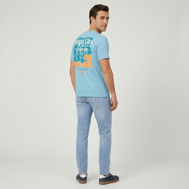 CARS jeans & casuals Ritzo t-shirts aqua