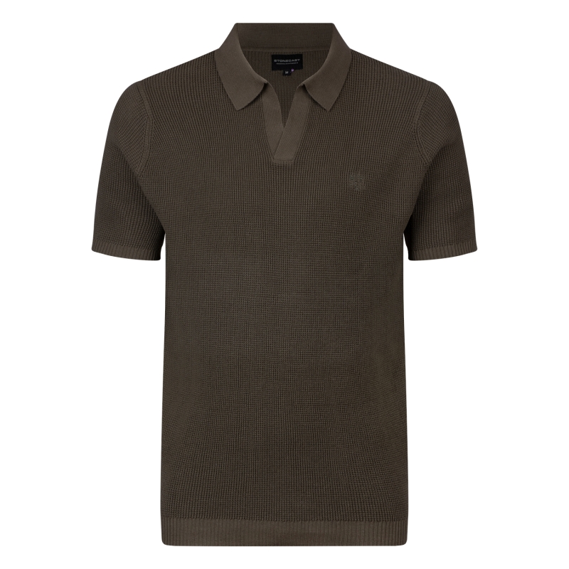 Stonecast Avein men Z10361 polo's Bruin