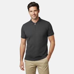 CARS jeans & casuals Pescos polo heren polo Zwart