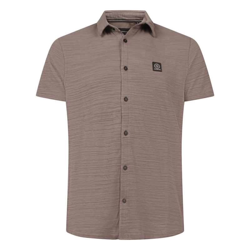 Stonecast Alan men Z10381 overhemden Bruin licht