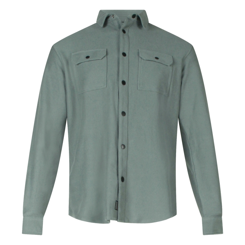 Stonecast Aser men Z10216 overhemden Groen mos