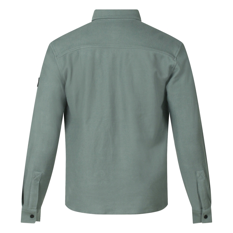 Stonecast Aser men Z10216 overhemden Groen mos