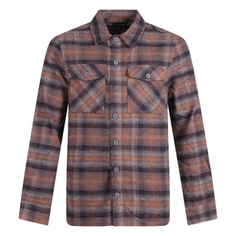 Stonecast Barry men W20491 overhemden Bruin midden