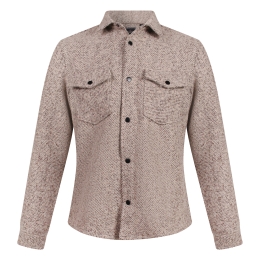 Stonecast Sjors W20552 heren Overhemden lange mouwen Taupe