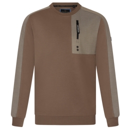 Stonecast Timmie men W10255 heren sweatshirt Taupe