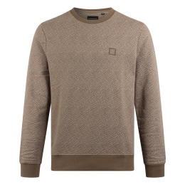 Stonecast Borjan men W20489 heren Sweatshirts Taupe