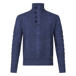 Stonecast Carrick W10540 heren pullover Indigo