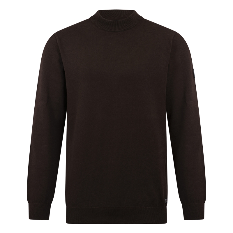 Stonecast Beck men W20482 pullover Bruin donker