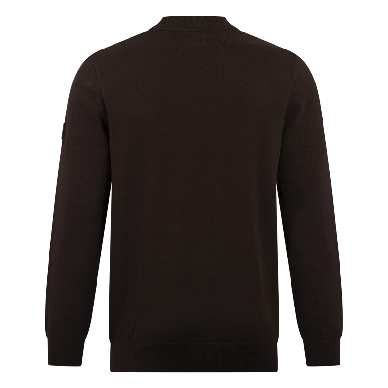 Stonecast Beck men W20482 pullover Bruin donker