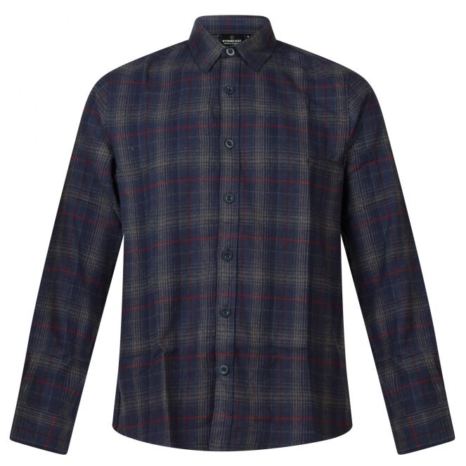 Stonecast Stonecast Charlie W10541 Blauw navy Stonecast Charlie W10541 Heren overhemd lm Blauw bestel je online bij www.bertusmode.nl/
