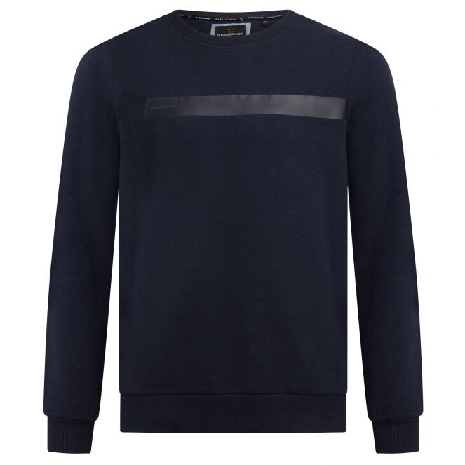 Stonecast Stonecast Tedman men W10481 Blauw dk navy Stonecast Tedman men W10481 Heren sweatshirt Blauw bestel je online bij www.bertusmode.nl/