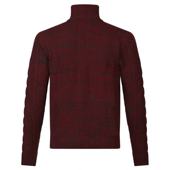 Stonecast Stonecast Carrick W10540 Bordeaux rood cabernet melee Stonecast Carrick W10540 Heren pullover Bordeaux rood bestel je online bij www.bertusmode.nl/
