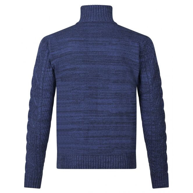 Stonecast Stonecast Carrick W10540 Blauw indigo melee Stonecast Carrick W10540 Heren pullover Blauw bestel je online bij www.bertusmode.nl/