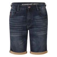 Stonecast Asco men Z10301 bermuda's Denim darkwashed