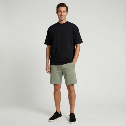 CARS jeans & casuals Wall heren bermuda army groen