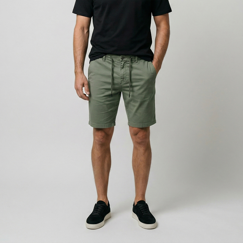 CARS jeans & casuals Corsar bermuda's army groen