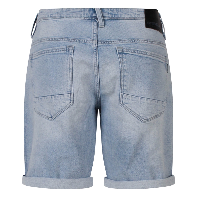 Stonecast Iwan men Z10723 bermuda's Bleached denim