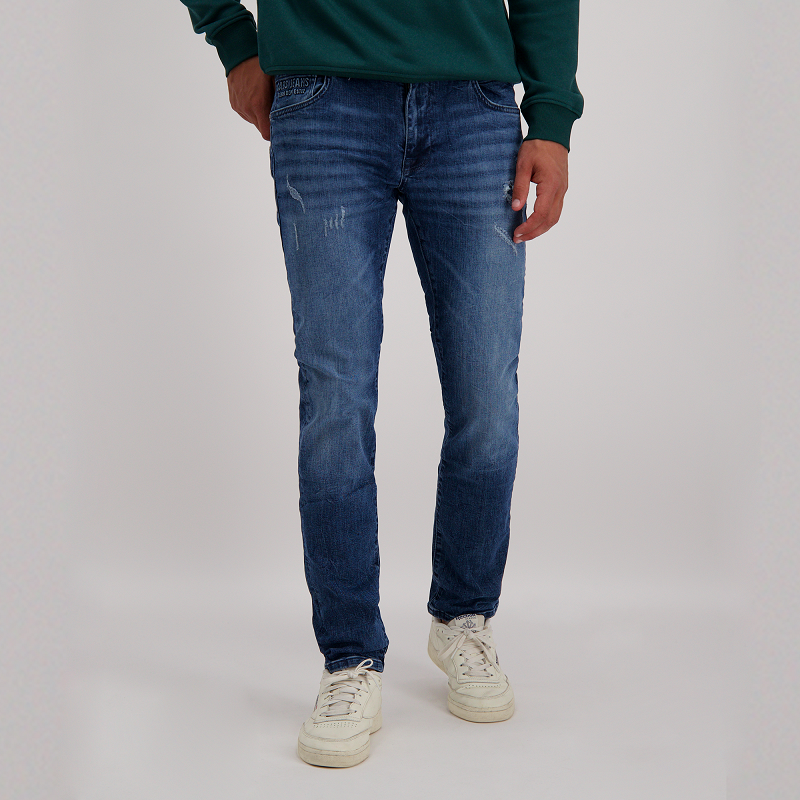 CARS jeans & casuals Bates damage L34 lange broek d.stone denim