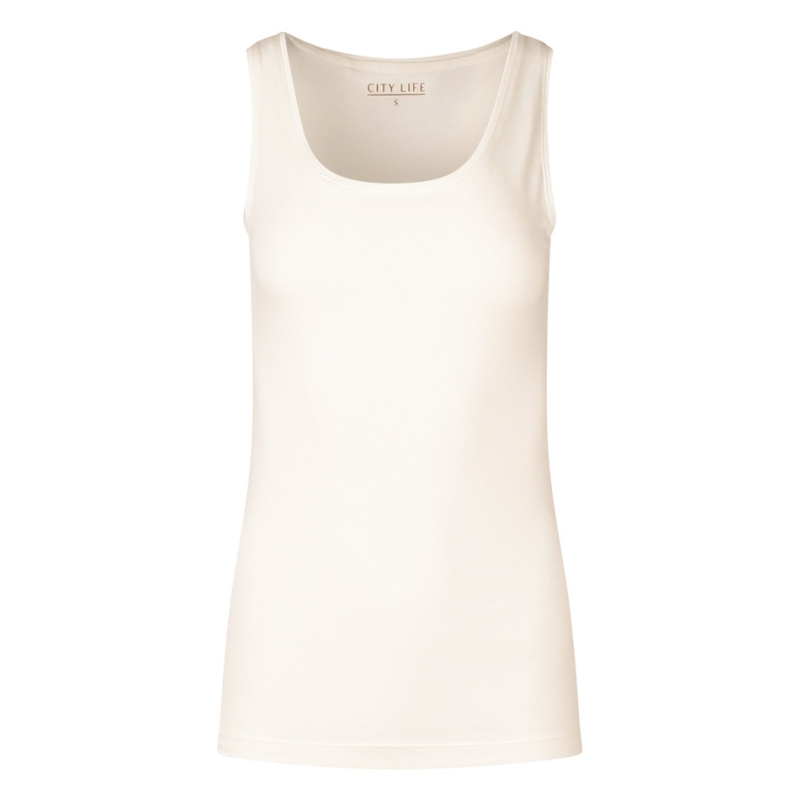 City Life 206022 Z90656 singlets Ecru