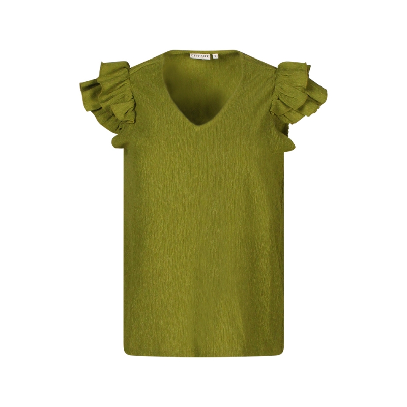 City Life LW10760 Z90696 singlets Groen midden