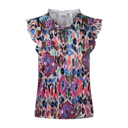 So Soire Fietje Z90752 dames singlet Blauw midden