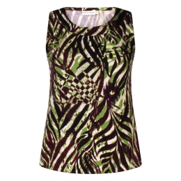 City Life 206902 W10009 dames singlet Army