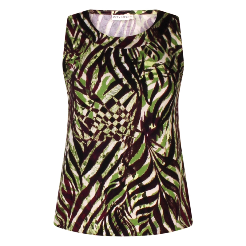 City Life 206902 W10009 singlets Army