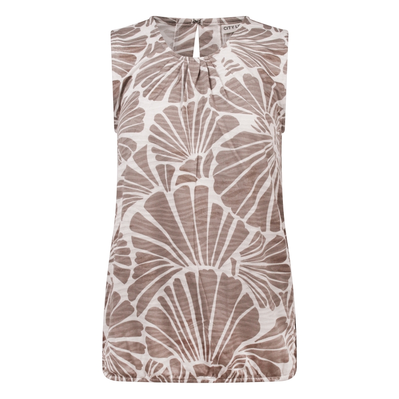 City Life 214185 Z10466 singlets Taupe