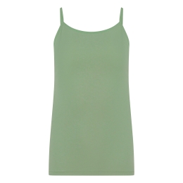 City Life 214200 Z10634 dames singlet Groen mos
