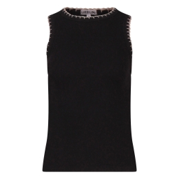 lizzi lou CX90984 Z10677 dames singlet Zwart