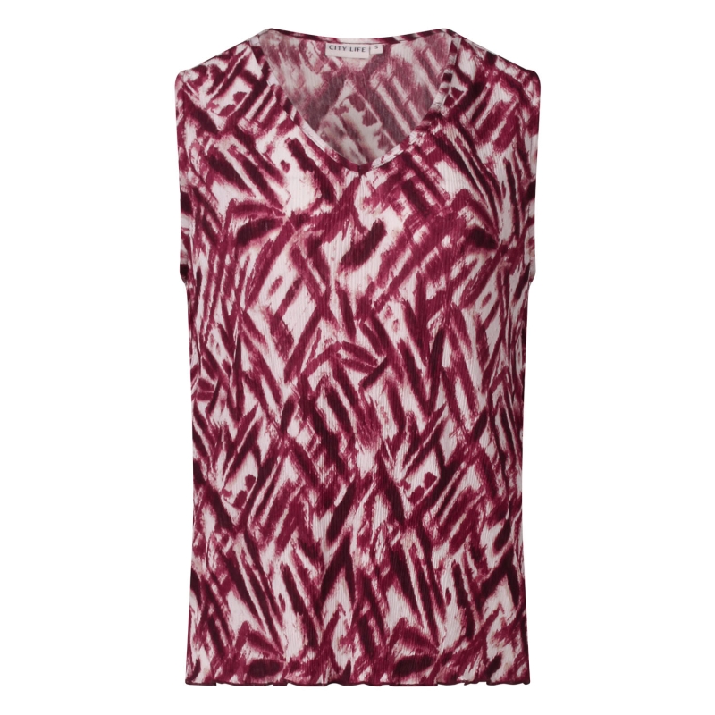 City Life 213825 Z10707 singlets Wijnrood