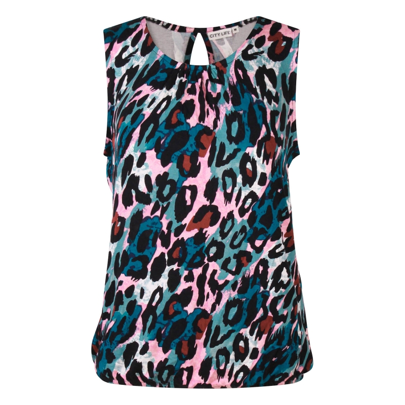City Life 205037 W20018 singlets Petrol
