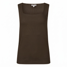 CL essentials 212138 W20032 dames singlet Bruin donker