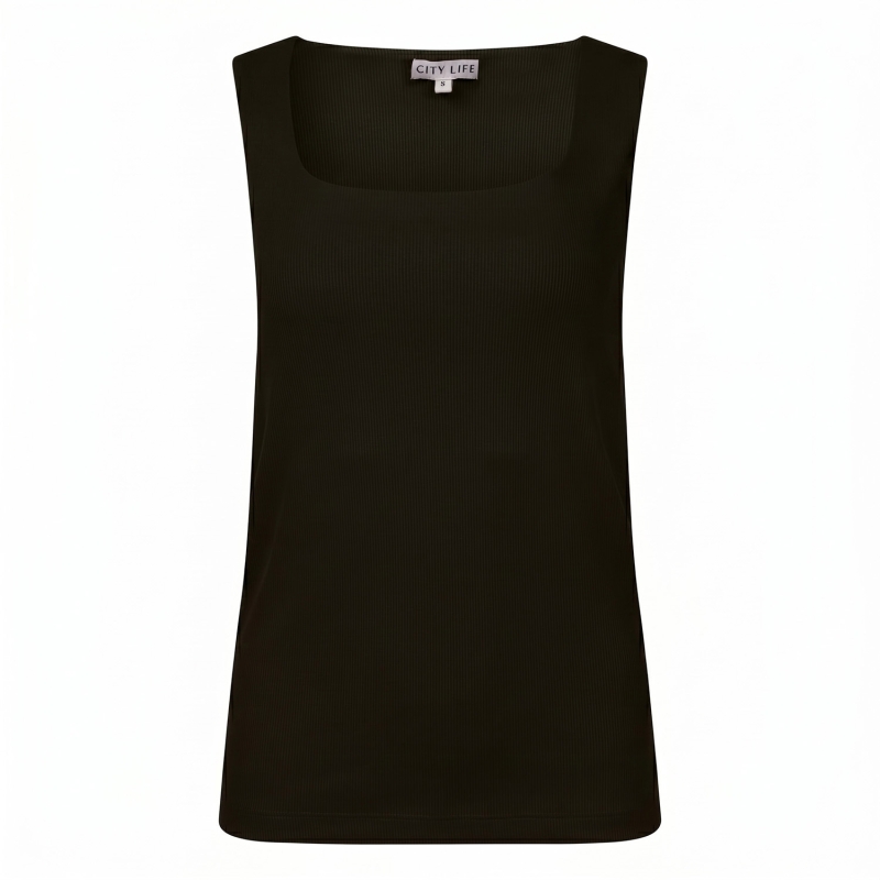 CL essentials 212138 W20032 singlets Zwart