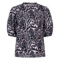 lizzi lou Daantje aop Z10496 t-shirts korte mouw Marine