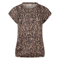 City Life 211571 Z10456 t-shirts korte mouw Taupe