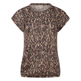 City Life 211571 Z10456 dames T-shirt km Taupe