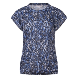 City Life 211571 Z10456 dames T-shirt km Kobalt