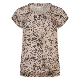 City Life 212976 Z10458 dames T-shirt km Taupe