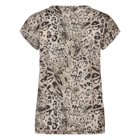 City Life 212976 Z10458 t-shirts korte mouw Taupe