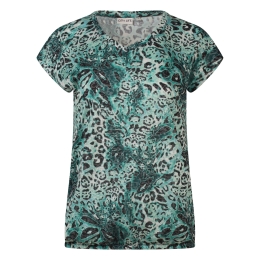 City Life 212976 Z10458 dames T-shirt km Petrol