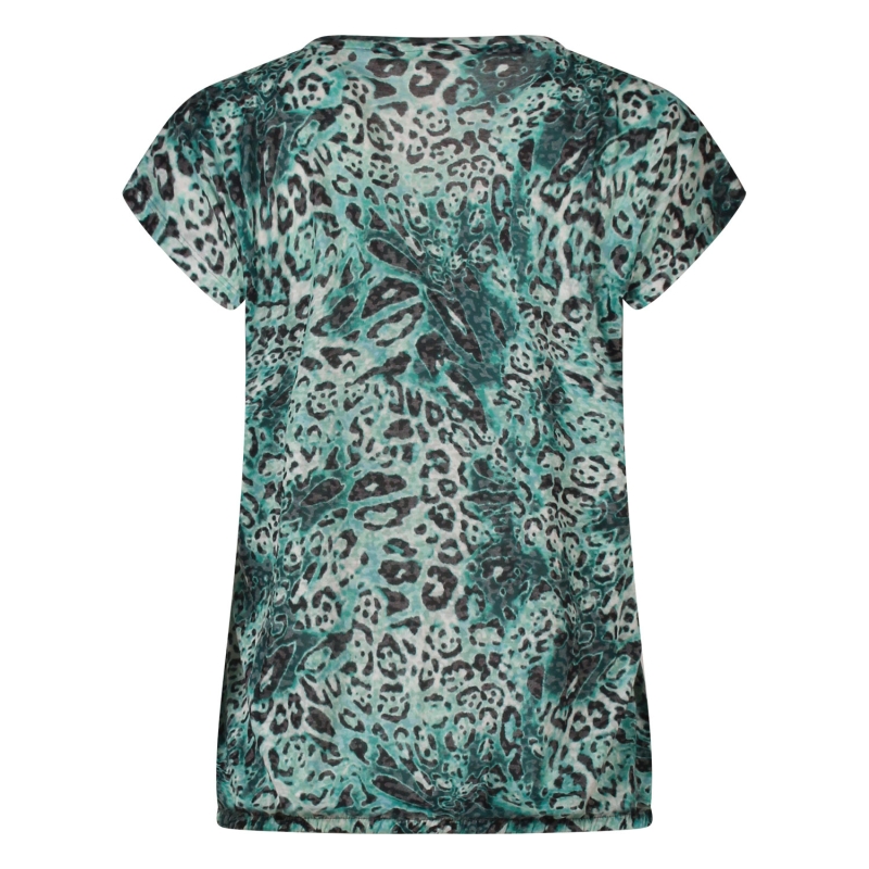 City Life 212976 Z10458 t-shirts korte mouw Petrol