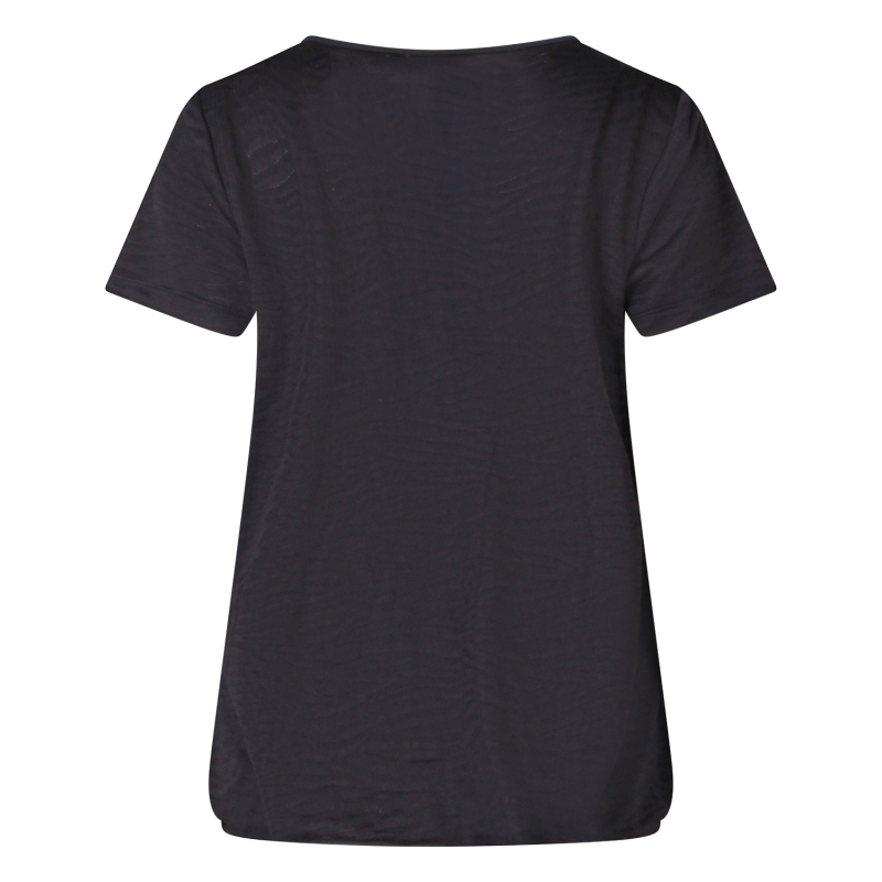 City Life 213860 Z10465 t-shirts korte mouw Zwart