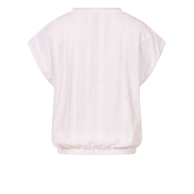 City Life Avelie Z10584 t-shirts korte mouw Ecru