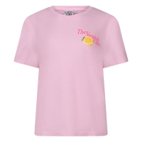 lizzi lou Badia neon Z10575 t-shirts korte mouw Rose