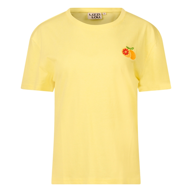 lizzi lou Badia Z10576 t-shirts korte mouw Geel